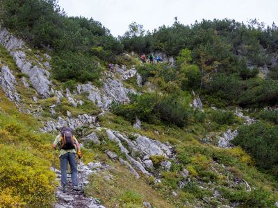 010 - Aufstieg zum Gauablickklettersteig